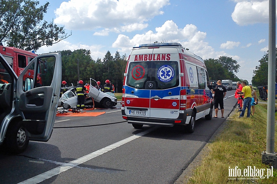 miertelny wypadek na "sidemce" pod Elblgiem, fot. 5