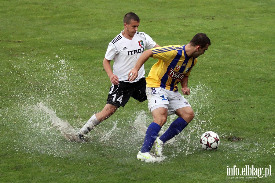 Olimpia Elblg - Znicz Biaa Piska, fot. 18