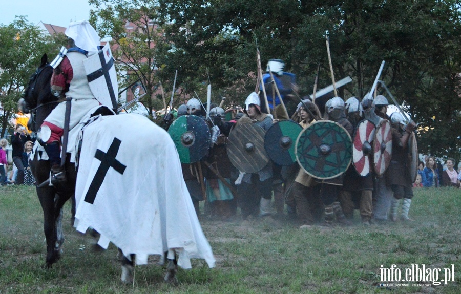 Najazd Prusw i krucjata krzyacka czyli inscenizacja historyczna podczas wita Chleba, fot. 33