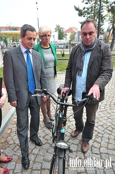 Przekazanie elektrycznego roweru do Biura Regionalnego Urzdu Marszakowskiego w Elblgu, fot. 11