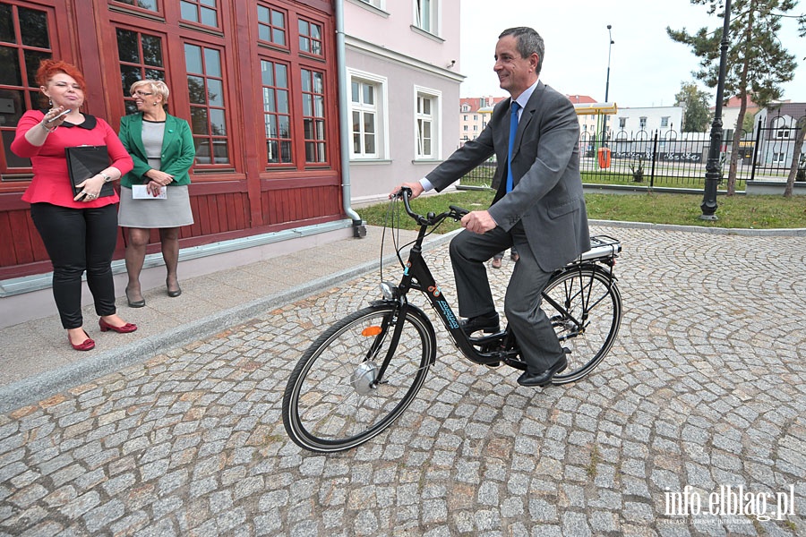 Przekazanie elektrycznego roweru do Biura Regionalnego Urzdu Marszakowskiego w Elblgu, fot. 14