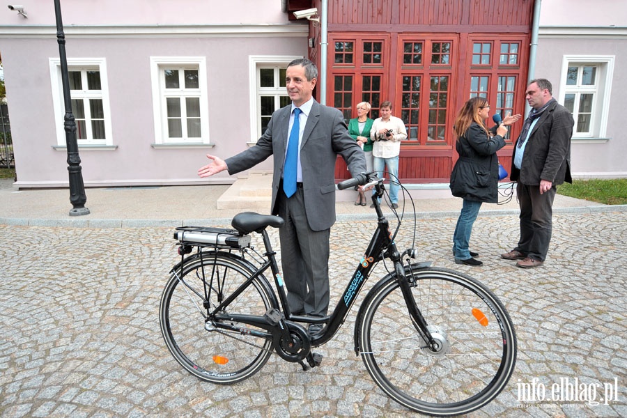 Przekazanie elektrycznego roweru do Biura Regionalnego Urzdu Marszakowskiego w Elblgu, fot. 16