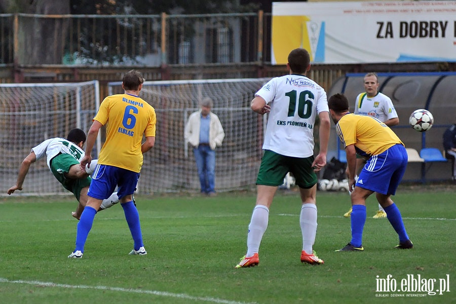 Olimpia Elblg - Pomie Ek  4:1 (0:1), fot. 15