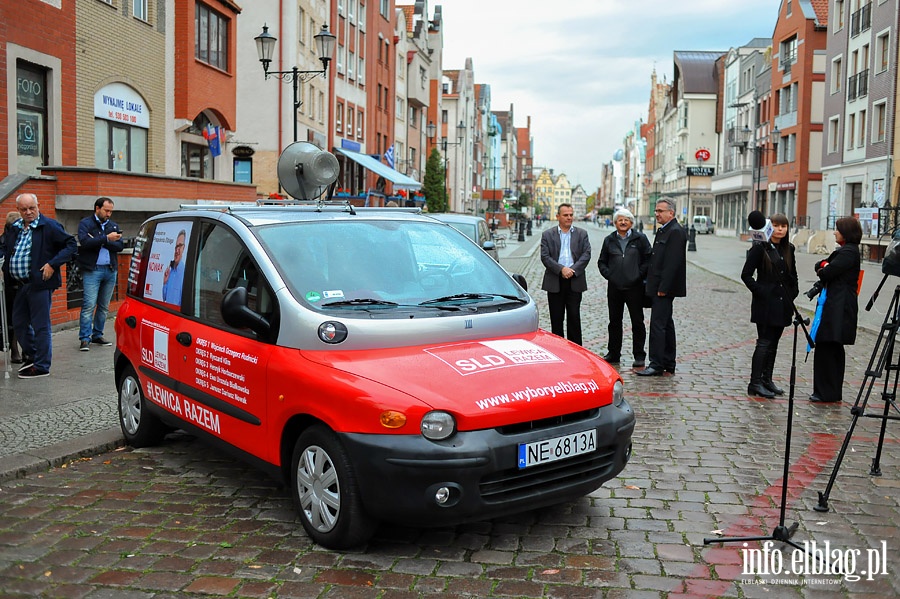 Jerzy Wenderlich , Janusz Nowak i Wadysaw Makut na spotkaniu SLD w Elblgu, fot. 16