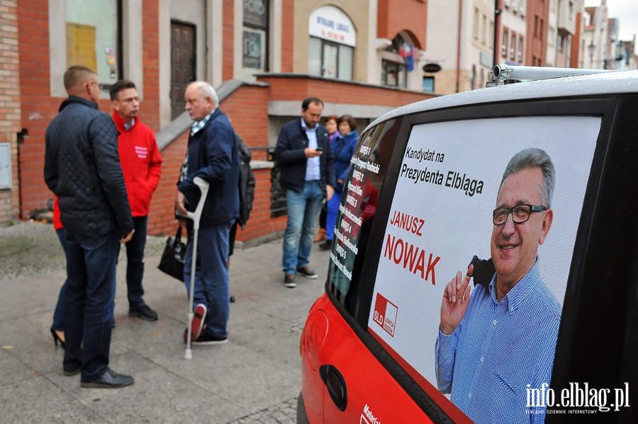 Jerzy Wenderlich , Janusz Nowak i Wadysaw Makut na spotkaniu SLD w Elblgu, fot. 18