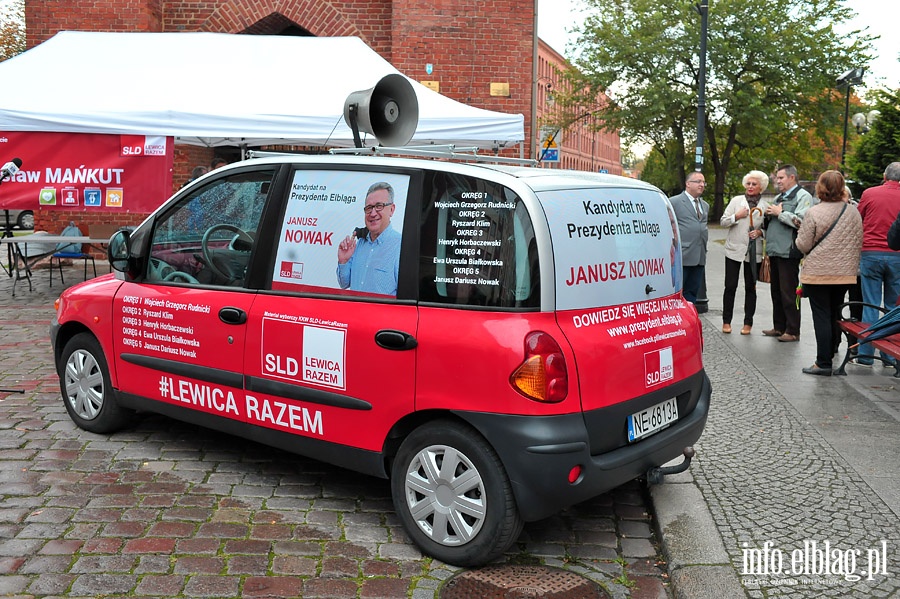 Jerzy Wenderlich , Janusz Nowak i Wadysaw Makut na spotkaniu SLD w Elblgu, fot. 19