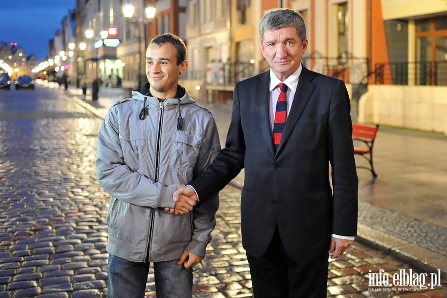 Jerzy Wenderlich , Janusz Nowak i Wadysaw Makut na spotkaniu SLD w Elblgu, fot. 26