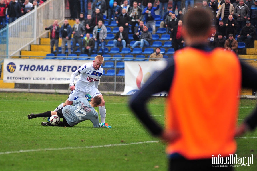 OLIMPIA ELBLG - OLIMPIA ZAMBRW  1:0 (0:0), fot. 31