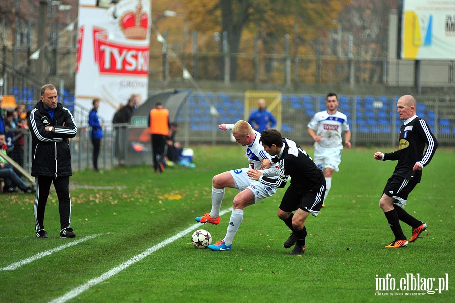 OLIMPIA ELBLG - OLIMPIA ZAMBRW  1:0 (0:0), fot. 32