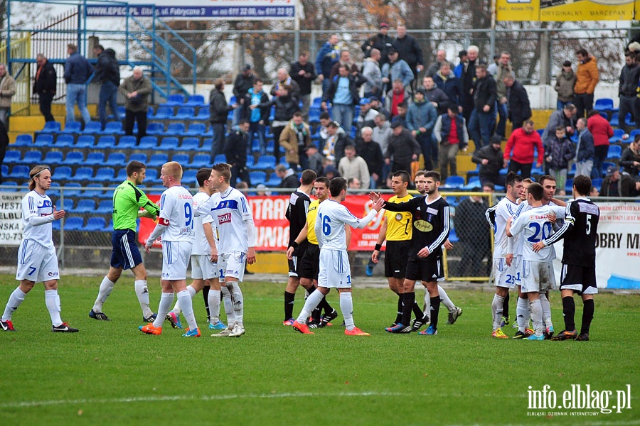 OLIMPIA ELBLG - OLIMPIA ZAMBRW  1:0 (0:0), fot. 34