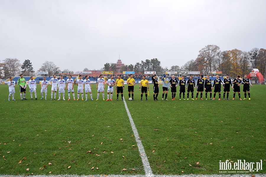 OLIMPIA ELBLG - OLIMPIA ZAMBRW  1:0 (0:0), fot. 37