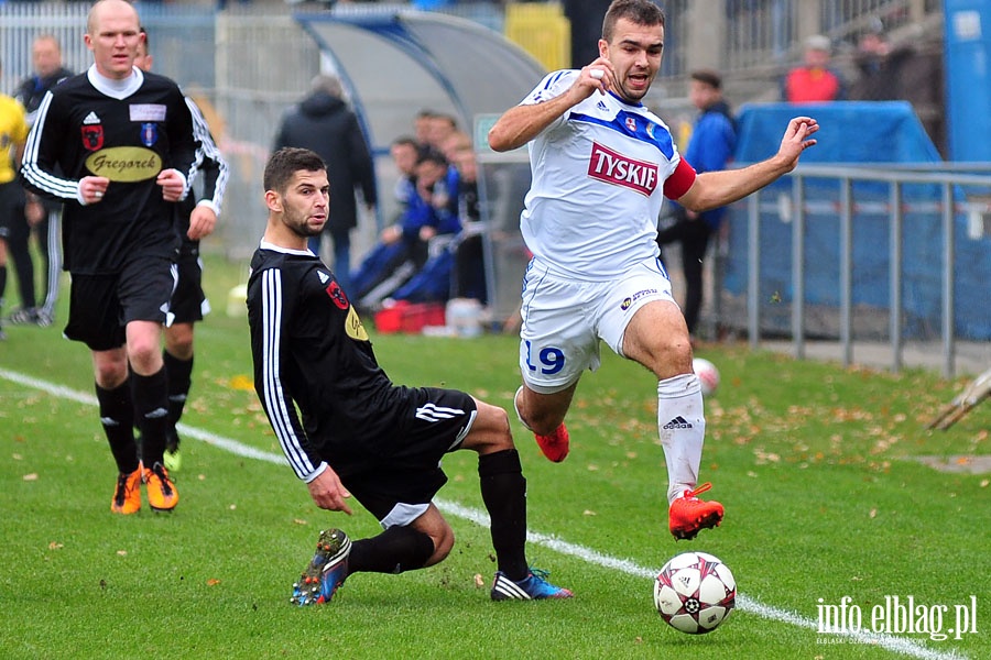 OLIMPIA ELBLG - OLIMPIA ZAMBRW  1:0 (0:0), fot. 64