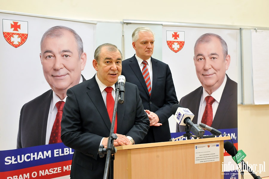 Jerzy Wilk i Jarosaw Gowin na spotkaniu podsumowujcym wybory, fot. 7