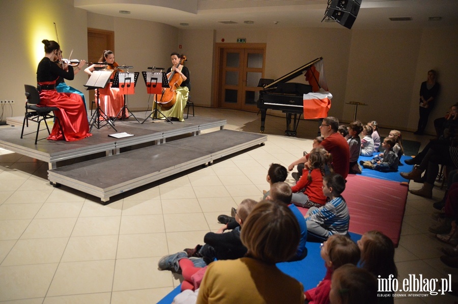 Edukacja muzyczna z kwartetem AGITATO Elblskiej Orkiestry Kameralnej, fot. 10