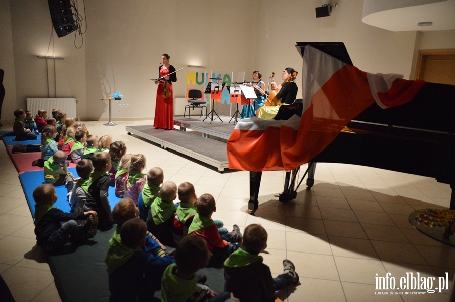 Edukacja muzyczna z kwartetem AGITATO Elblskiej Orkiestry Kameralnej, fot. 18