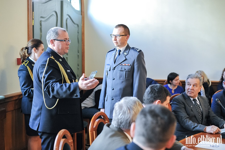 Podsumowanie roku 2014 przez elblsk stra poarn, fot. 38