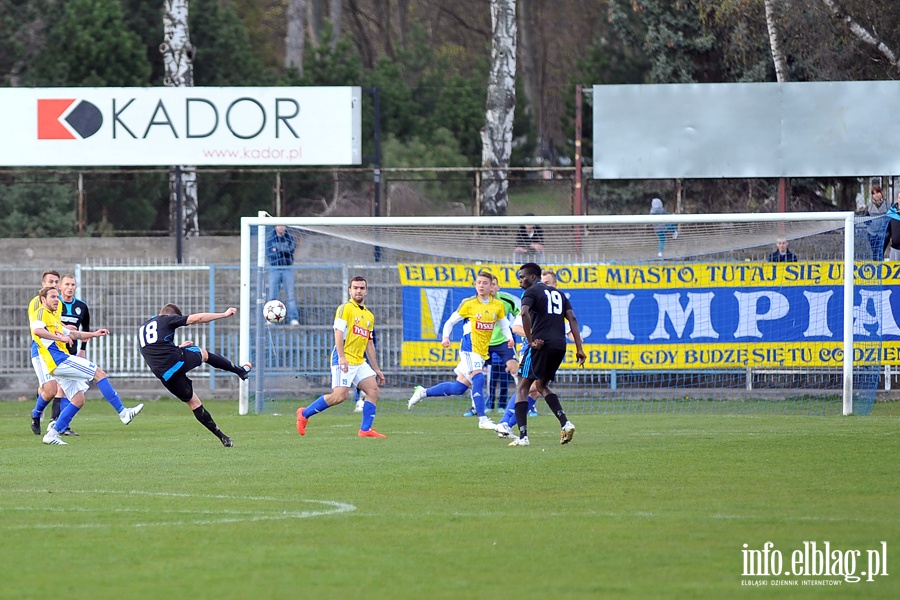 Olimpia Elblg - Drwca Nowe Miasto Lubawskie 1:0, fot. 9