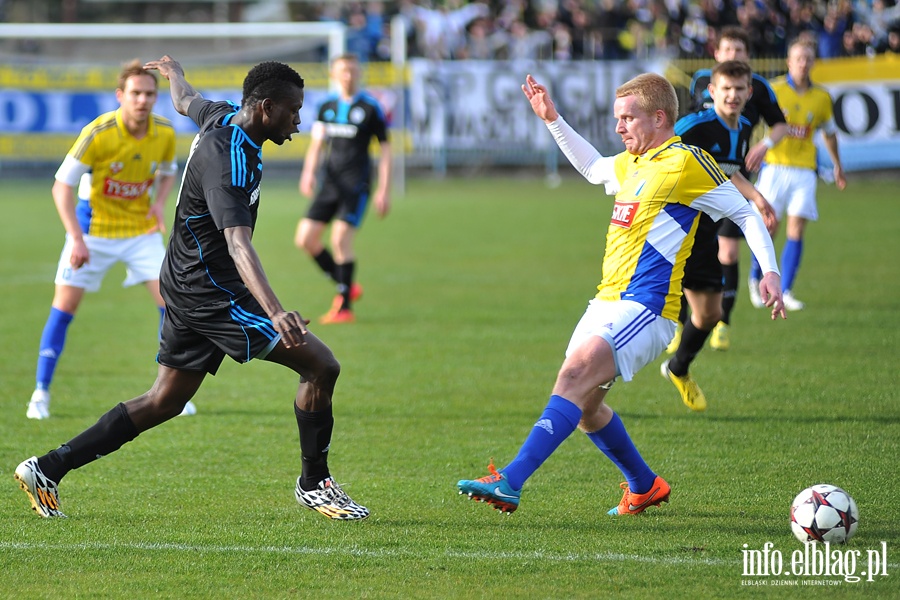 Olimpia Elblg - Drwca Nowe Miasto Lubawskie 1:0, fot. 19