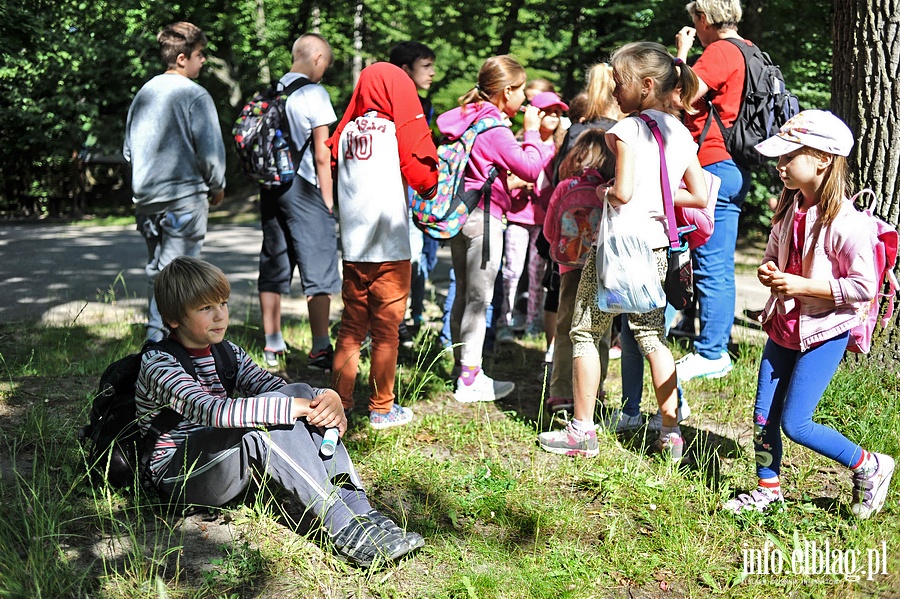 "Poszukiwania baanta w Baantarni",  wycieczka najmodszych z PTTK , fot. 5