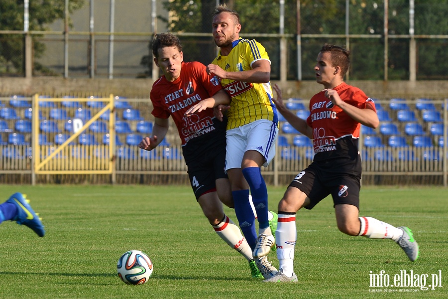 Pierwszy krok do II ligi zrobiony. Olimpia Elblg pewnie pokonaa Start Dziadowo, fot. 11