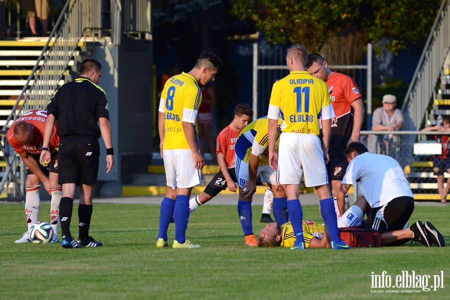 Pierwszy krok do II ligi zrobiony. Olimpia Elblg pewnie pokonaa Start Dziadowo, fot. 53