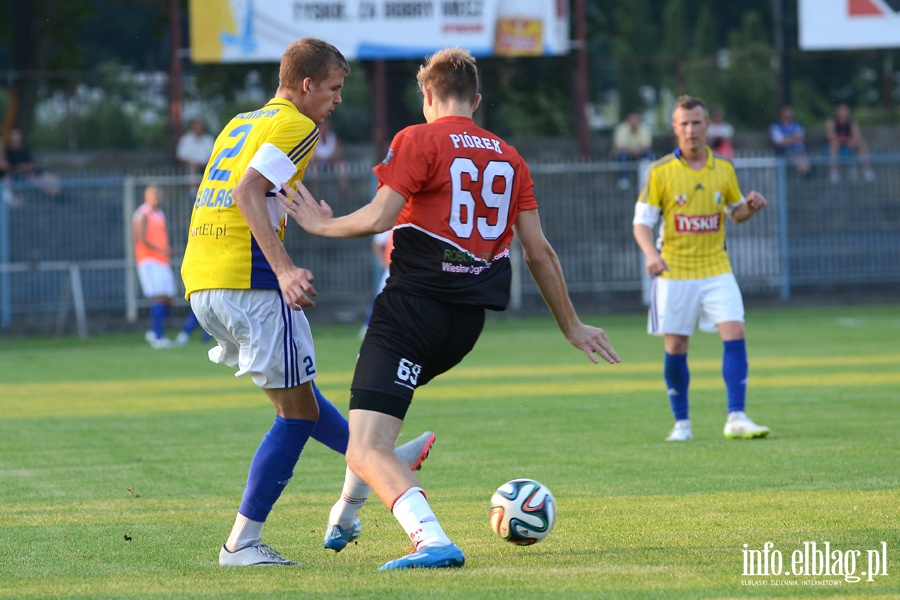 Pierwszy krok do II ligi zrobiony. Olimpia Elblg pewnie pokonaa Start Dziadowo, fot. 57