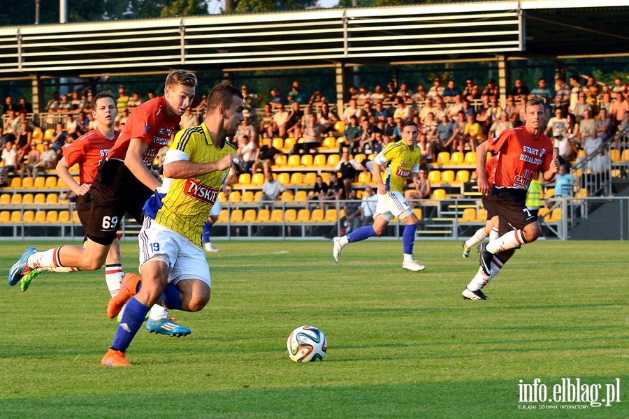 Pierwszy krok do II ligi zrobiony. Olimpia Elblg pewnie pokonaa Start Dziadowo, fot. 59