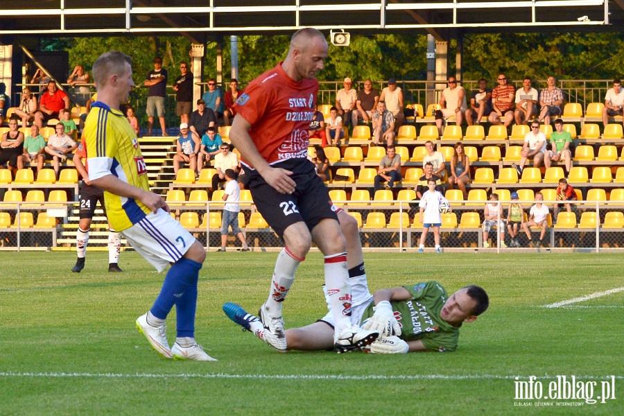 Pierwszy krok do II ligi zrobiony. Olimpia Elblg pewnie pokonaa Start Dziadowo, fot. 66