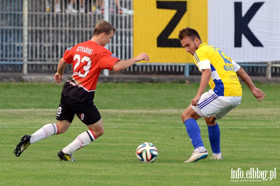 Pierwszy krok do II ligi zrobiony. Olimpia Elblg pewnie pokonaa Start Dziadowo, fot. 72