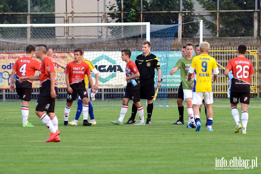 Pierwszy krok do II ligi zrobiony. Olimpia Elblg pewnie pokonaa Start Dziadowo, fot. 82