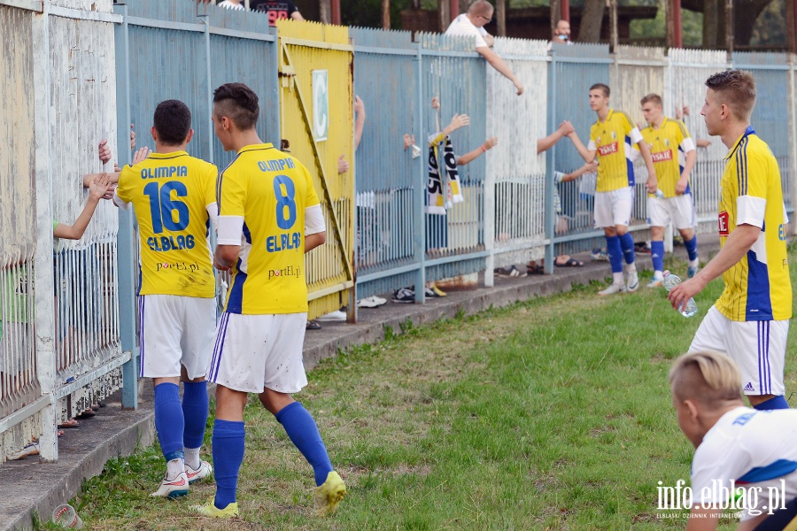 Pierwszy krok do II ligi zrobiony. Olimpia Elblg pewnie pokonaa Start Dziadowo, fot. 88