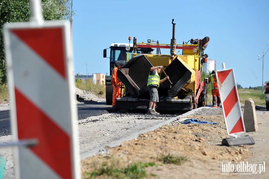 Budowa cznika midzy ul. Dbka a Al. Jana Pawa II, fot. 16