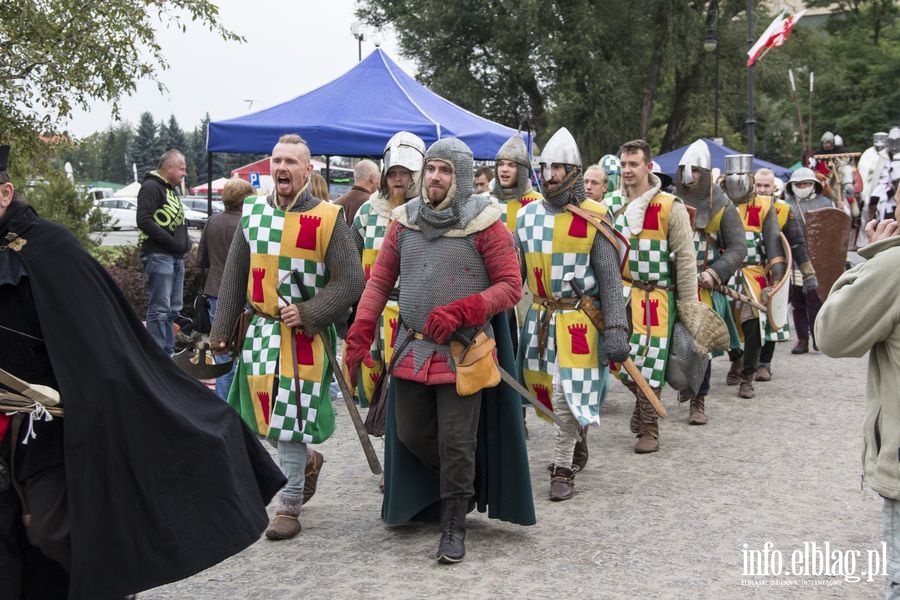 Inscenizacja bitwy o osad elblsk midzy Krzyakami a Prusami, fot. 5