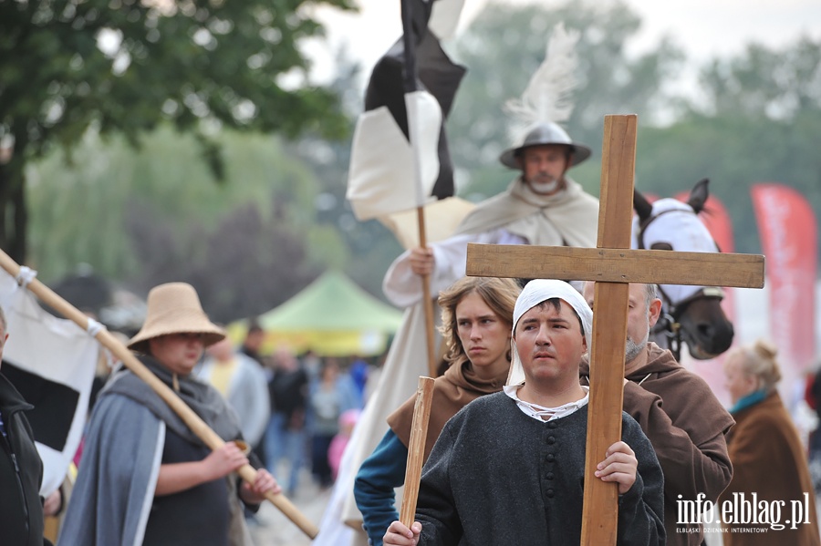 Inscenizacja historyczna - Nadanie praw miejskich Elblgowi, fot. 30