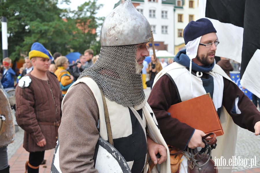 Inscenizacja historyczna - Nadanie praw miejskich Elblgowi, fot. 37