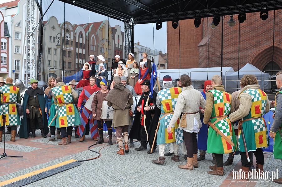 Inscenizacja historyczna - Nadanie praw miejskich Elblgowi, fot. 53