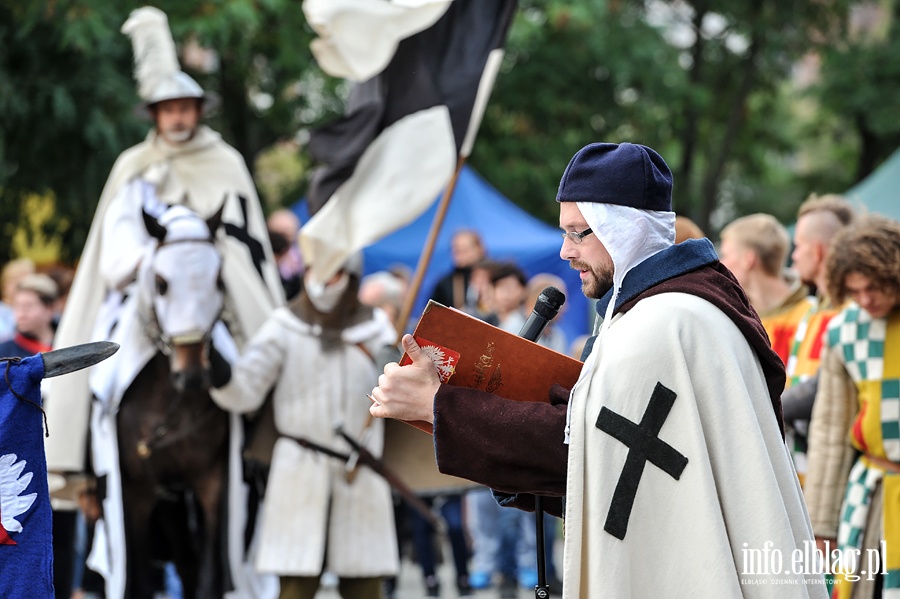 Inscenizacja historyczna - Nadanie praw miejskich Elblgowi, fot. 65