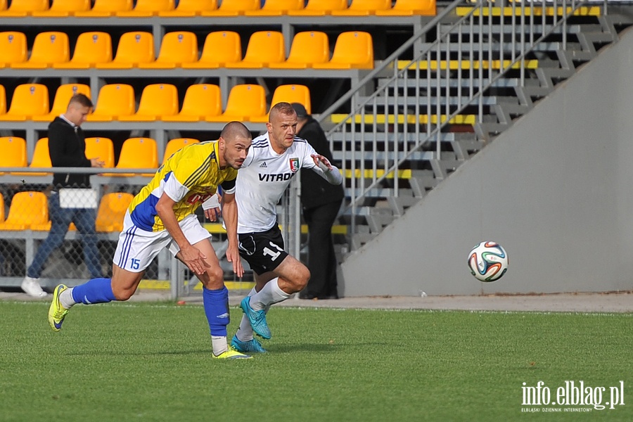 Olimpia Elblg - Znicz Biaa Piska 0:0, fot. 3