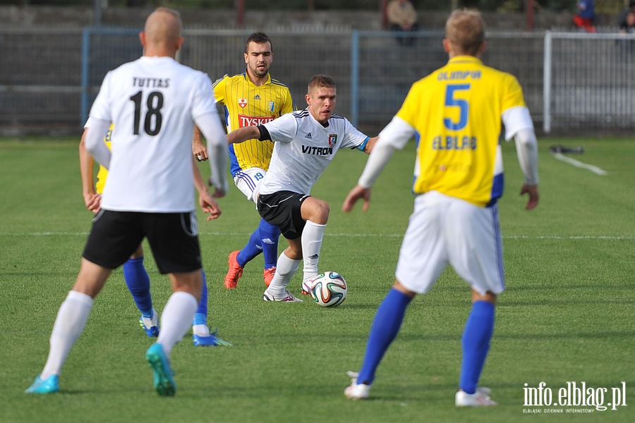 Olimpia Elblg - Znicz Biaa Piska 0:0, fot. 4