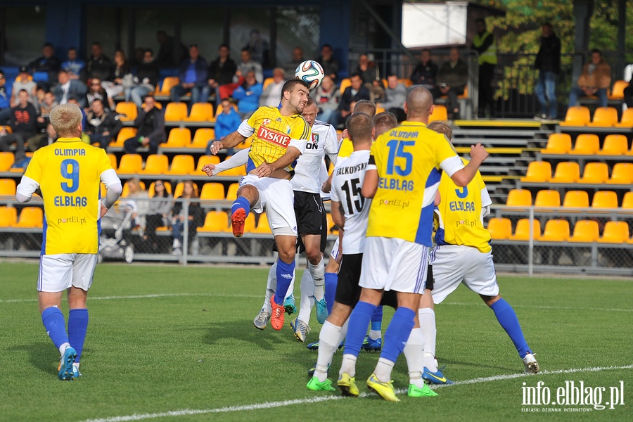 Olimpia Elblg - Znicz Biaa Piska 0:0, fot. 9