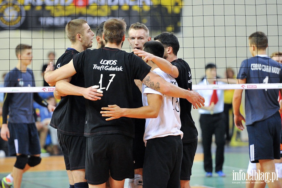 Lotos Trefl Gdask - Cerrad Czarni Radom 1:3 (26:28, 25:16, 19:25, 21:25), fot. 36