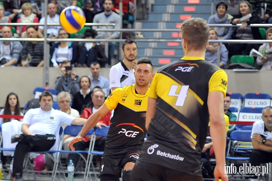 PGE Skra Bechatw - Lotos Trefl Gdask 3:0 (25:18, 25:13, 25:13), fot. 12