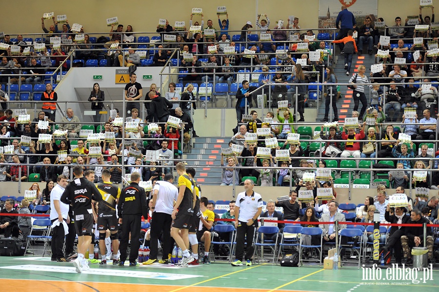 PGE Skra Bechatw - Lotos Trefl Gdask 3:0 (25:18, 25:13, 25:13), fot. 25