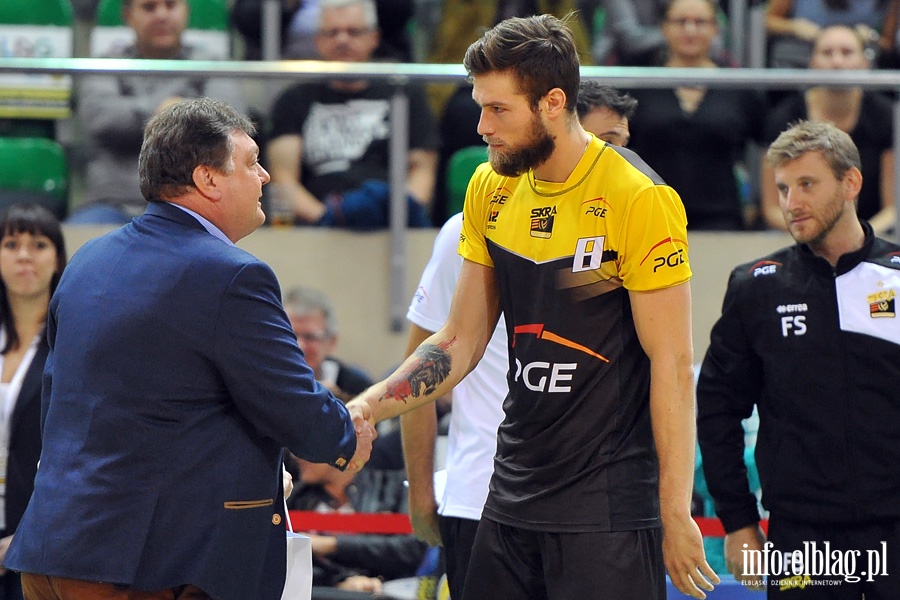 PGE Skra Bechatw - Lotos Trefl Gdask 3:0 (25:18, 25:13, 25:13), fot. 54