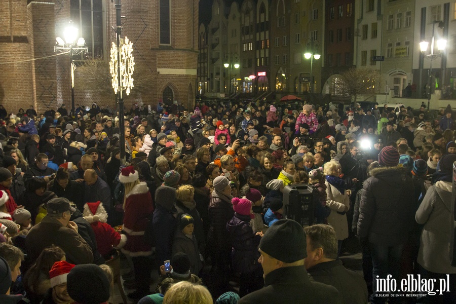 Uroczyste rozwietlenie choinki na starwce, fot. 6