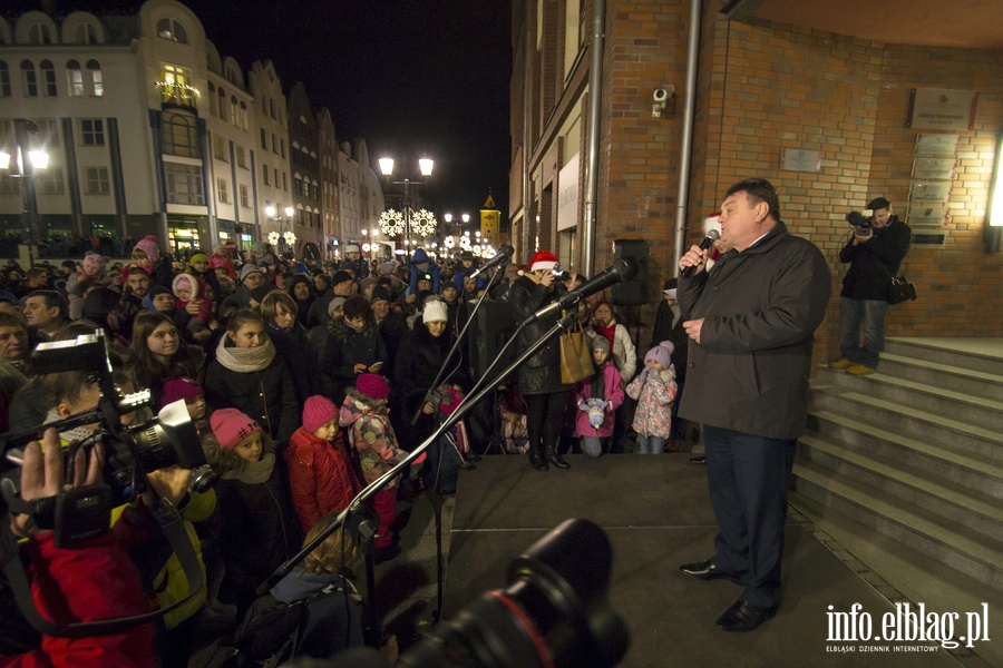 Uroczyste rozwietlenie choinki na starwce, fot. 11