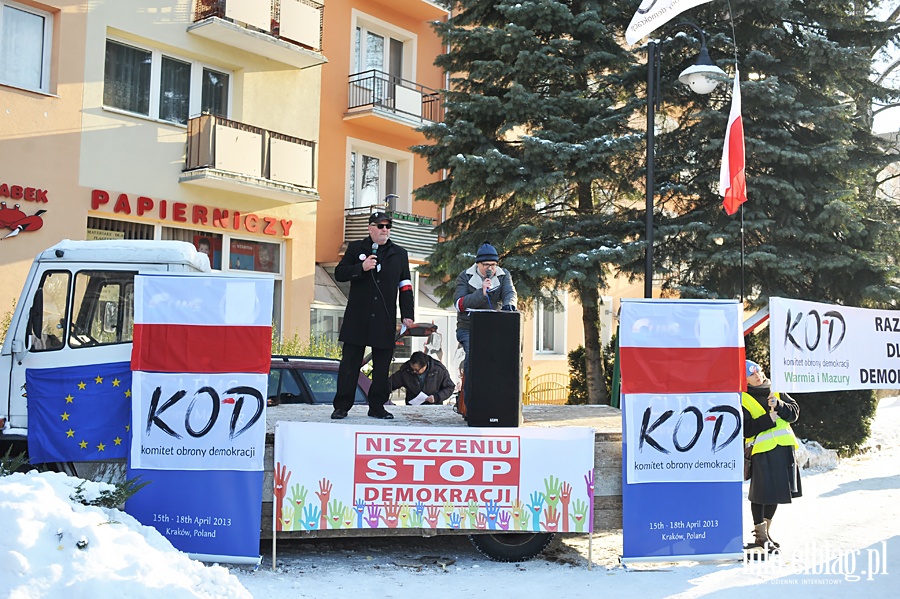 Manifestacja KOD w Elblgu, fot. 18