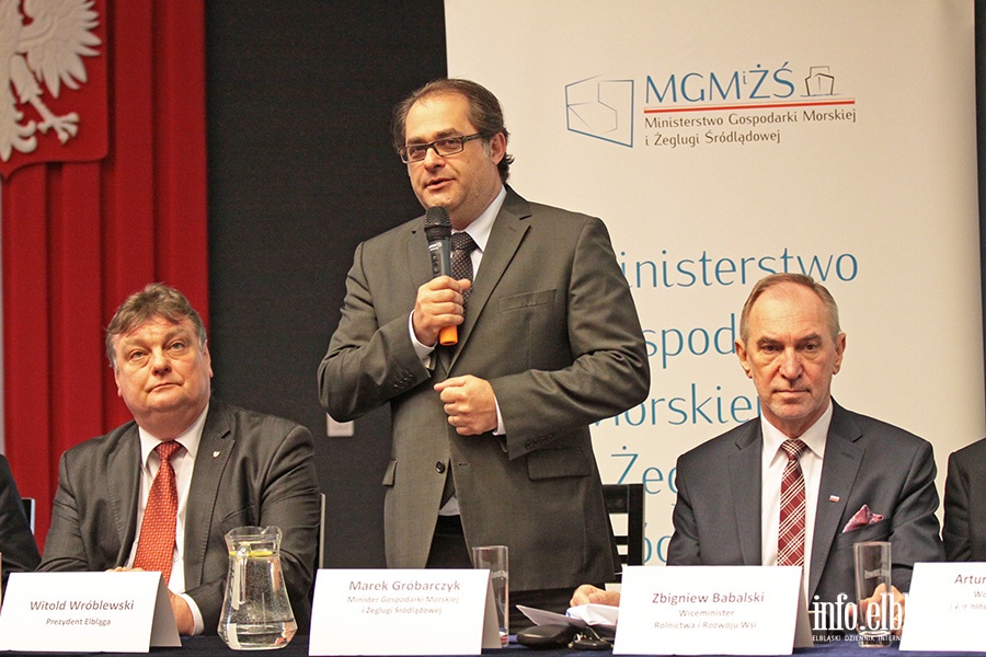 Minister Grbarczyk przekop Mierzei, fot. 11