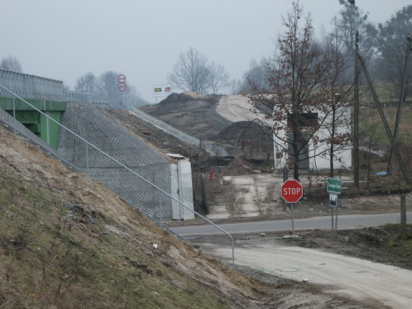 Rozbirka starego wiaduktu w Gronowie Grnym na drodze , fot. 11