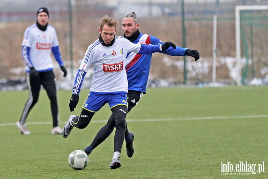 Olimpia Elblg-Sok Ostrda sparing, fot. 1